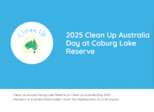 2025 Clean Up Australia Day Coburg Lake Reserve